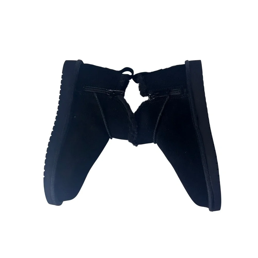 Koolaburra by UGG Koola Ultra Mini Black‎ Suede Boots Kids Size 3 1167971K NEW